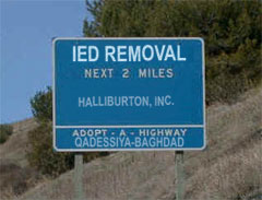 Iraqi Adopt-a-Highway Sign