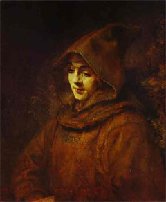 Titus in a Monk's Habit (artist's impression)