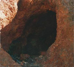 Cave in which fossilized fecal matter of Jesus was discovered
