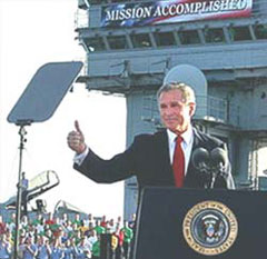 President Bush congratulates GOP candidates on victory following their defeat in the 2006 elections